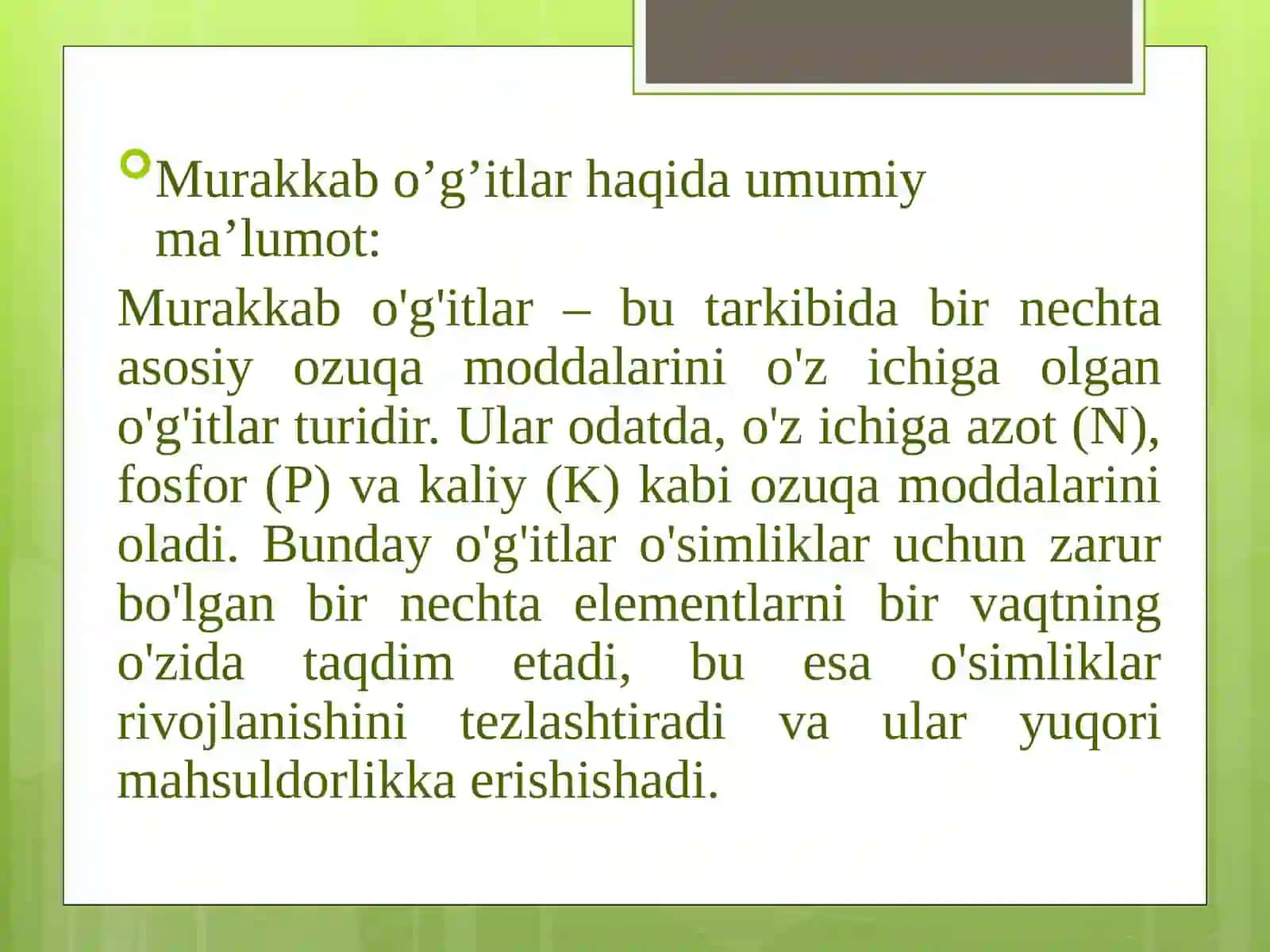 Murakkabo’g’itlar 2