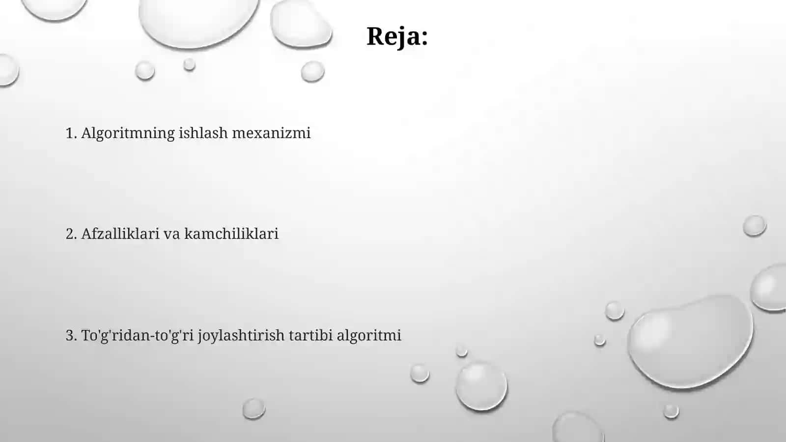 Toʻgʻridan toʻgʼri qoʻyish orqali saralash algoritmi 2