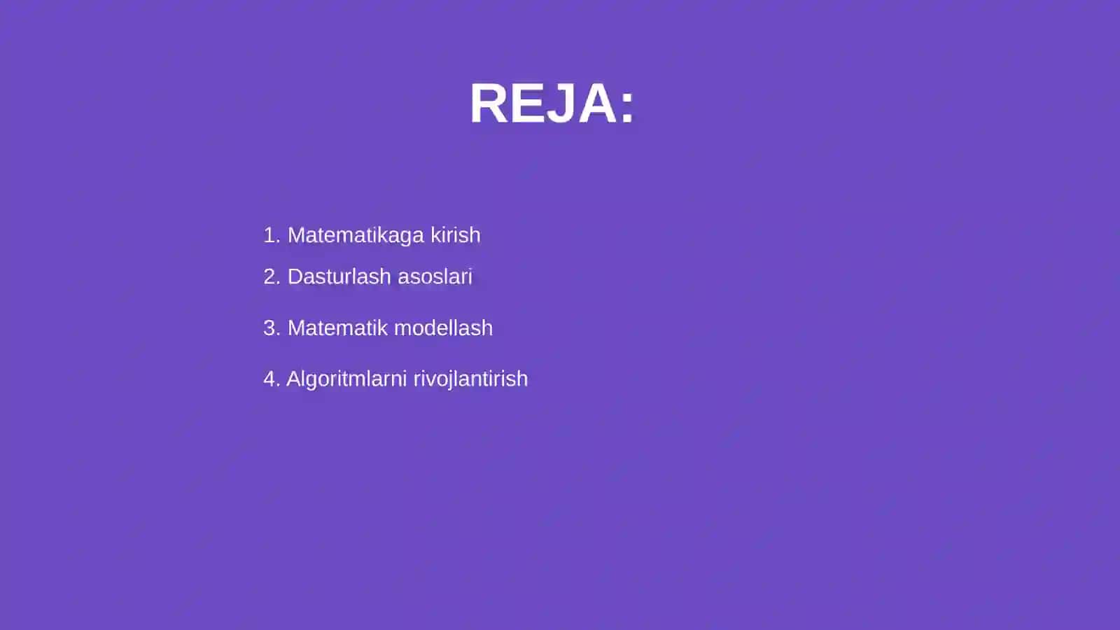 Matematikaga ixtisoslashgan dasturlar 2