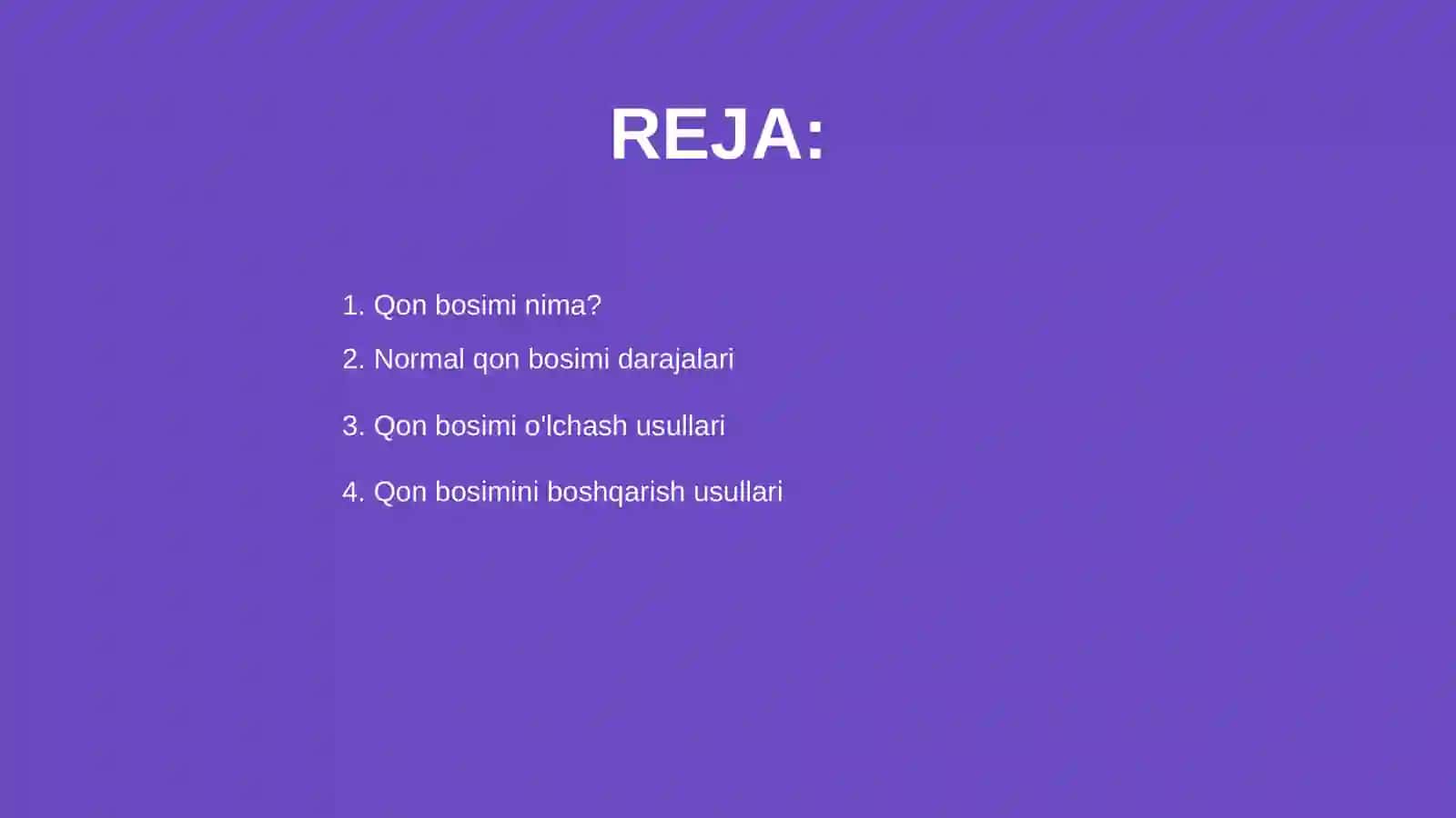 Qon bosimi 2