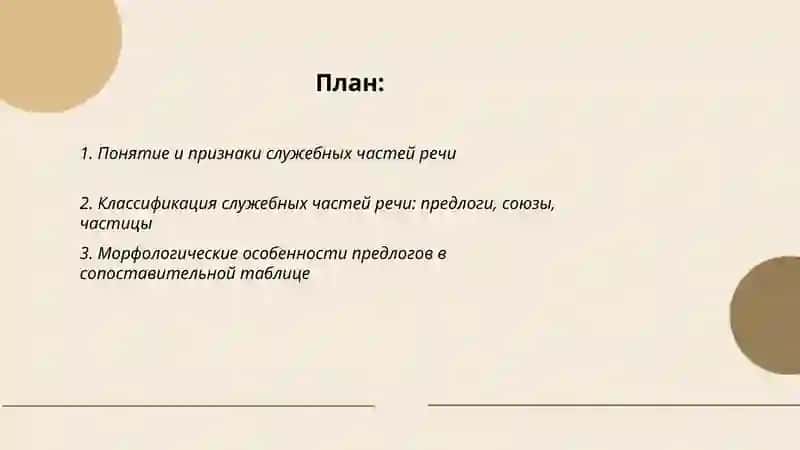 Служебные части речи. Сопоставительная таблица 2