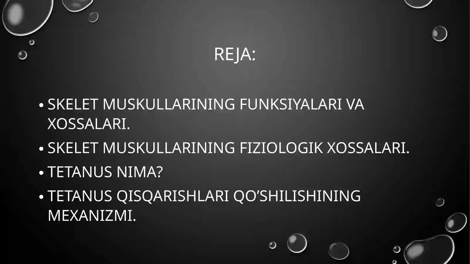Skelet Muskullarining Fizioligik Xossalari 2