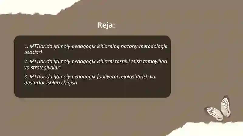 MTTlarida ijtimoiy-pedagogik ishlarni tashkil etish 2