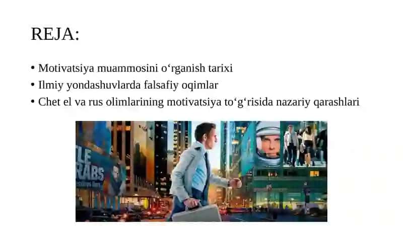Psixologiyadan motivatsiya nazariyasi 2