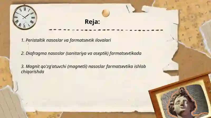Peristaltik nasoslar va farmatsevtik ilovalari 2