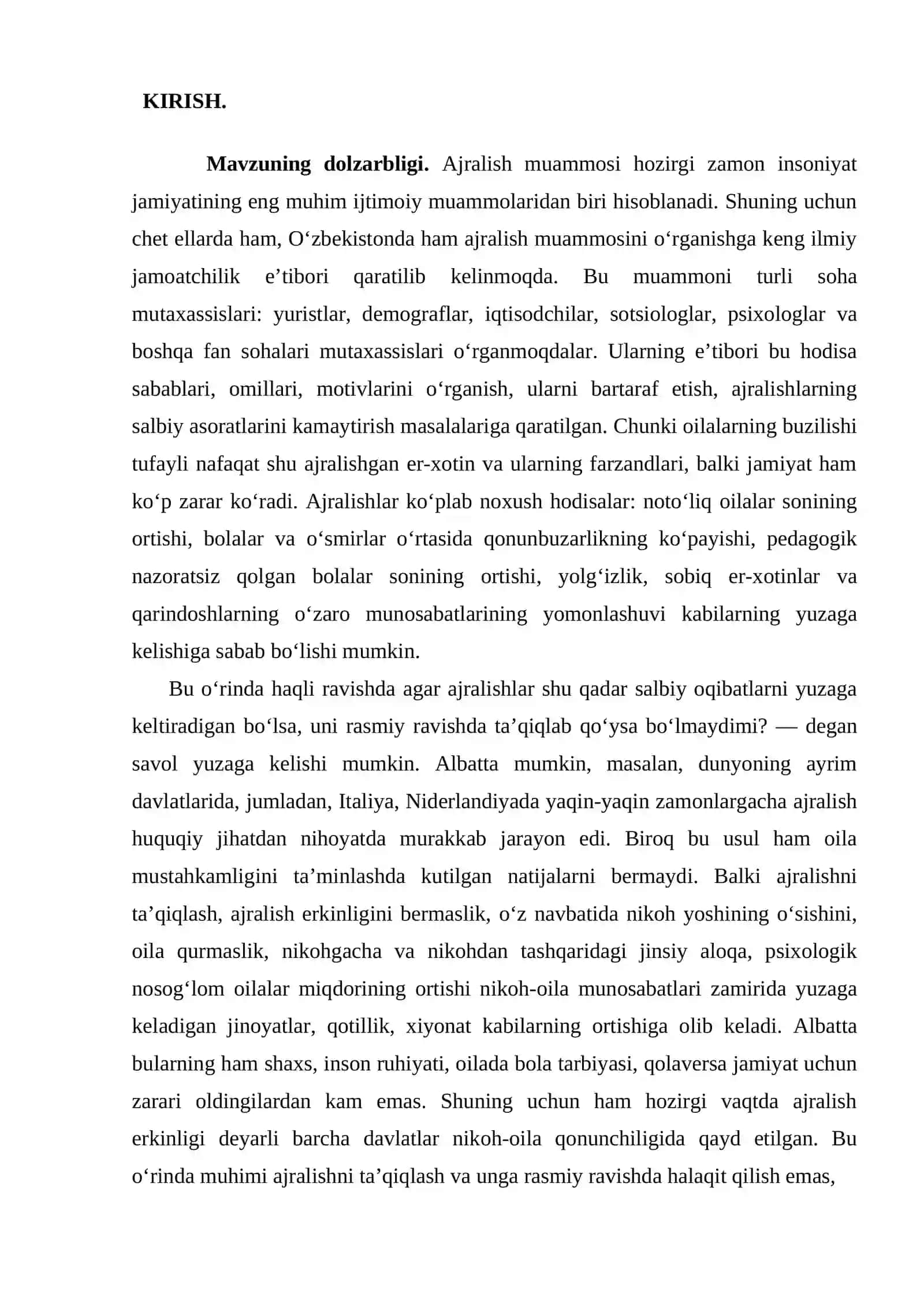 OILAVIY AJRMLAR VA ULARNIG SOTSIOLOGIK TAHLILI 2