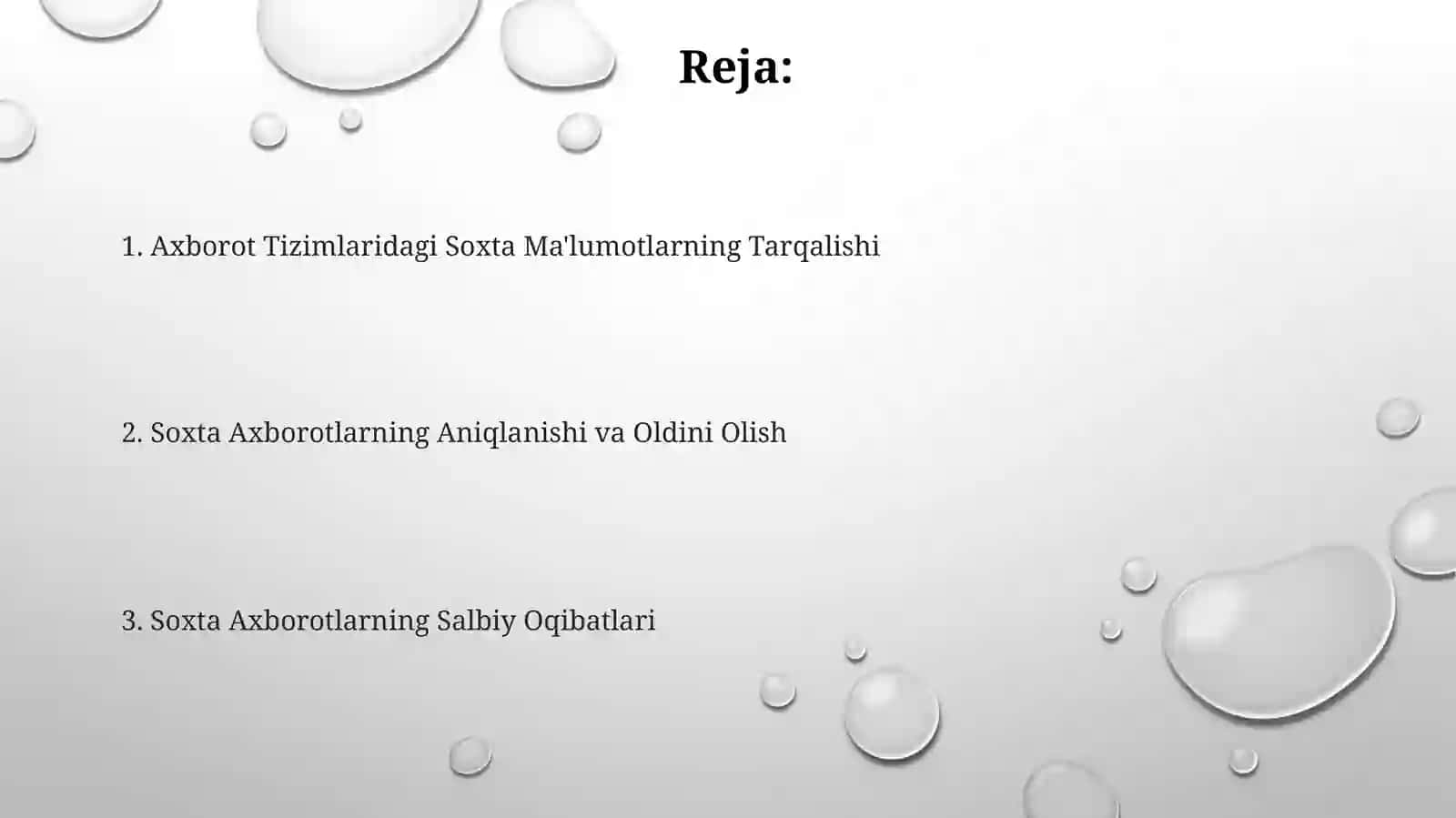 Soxta Ma'lumotlarning Tarqalishi 2