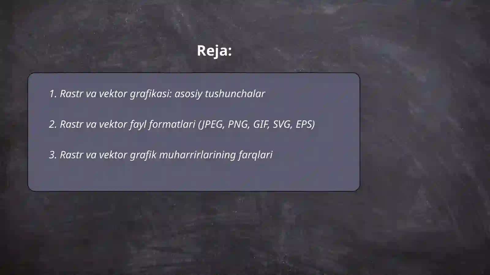 Rastr va vektor grafikasi 2