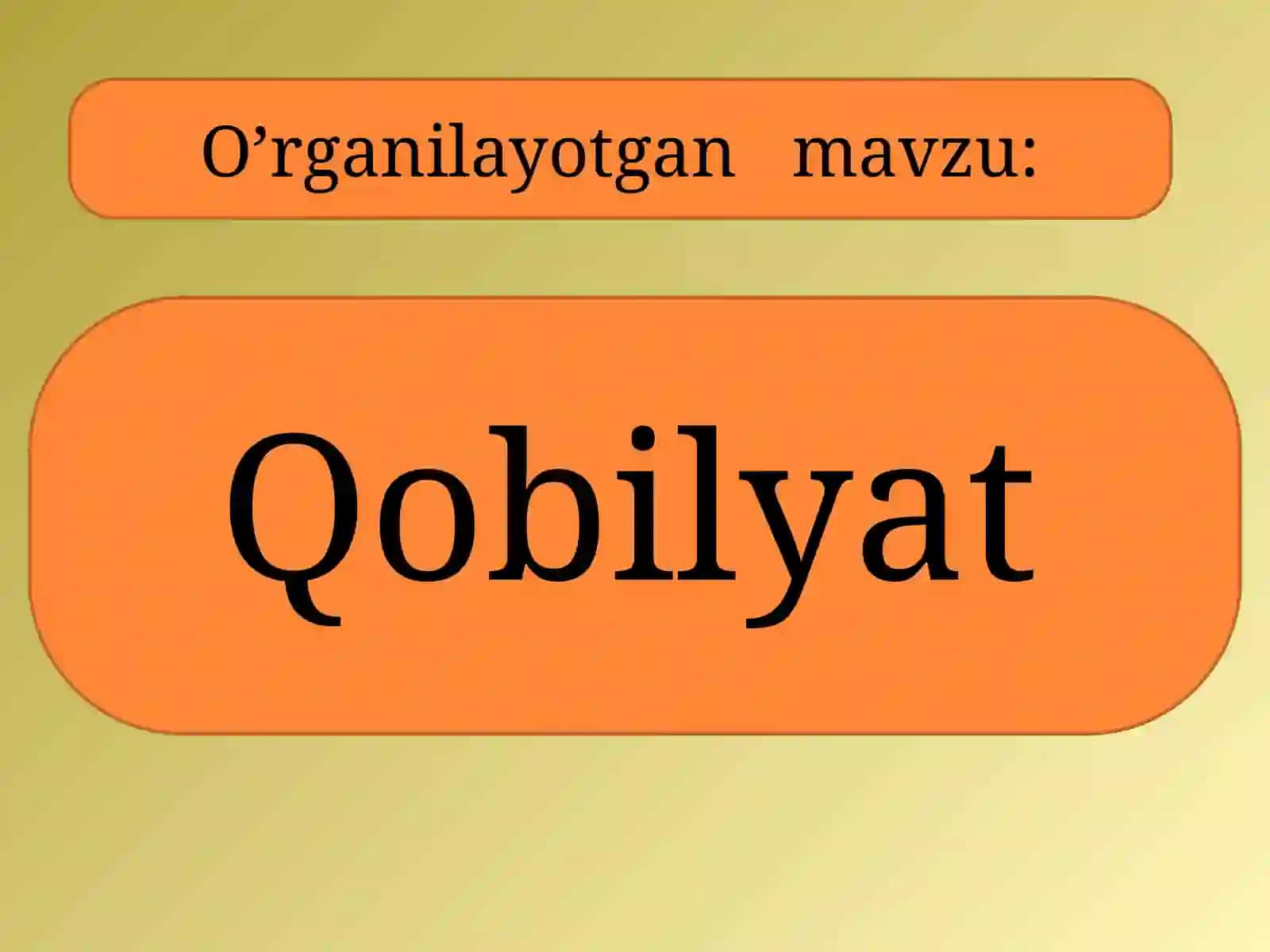 Qobilyat 2