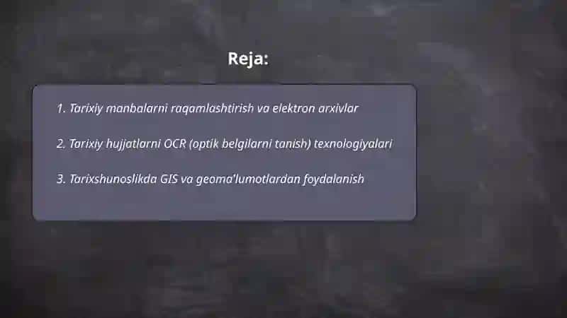 Tarix va informatika 2