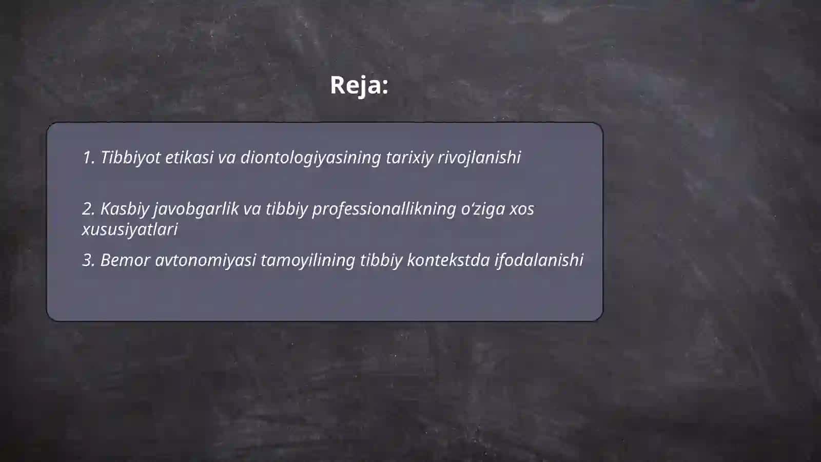 Tibbiyotda etika va diontologiya tamoyillarining o‘ziga xos xususiyatlari 2