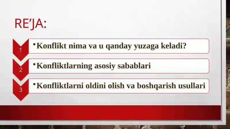 O‘quvchilar va Tengdoshlar Orasidagi Konfliktlar sabablari, natijalari va yechimlari 2