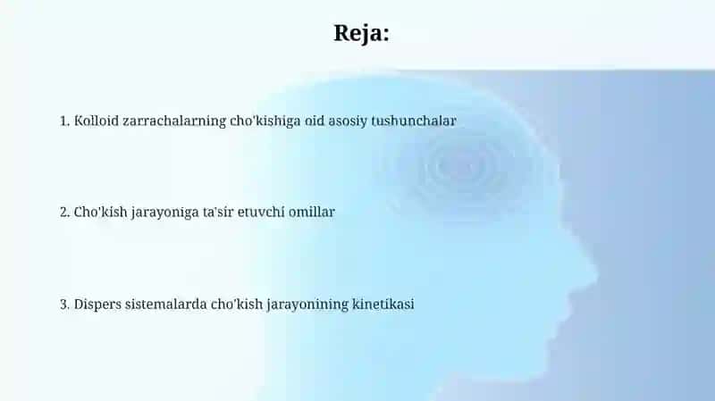 Kolloid zarrachalarning cho'kishiga oid asosiy tushunchalar 2