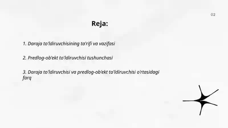Daraja to'ldiruvchisi 2