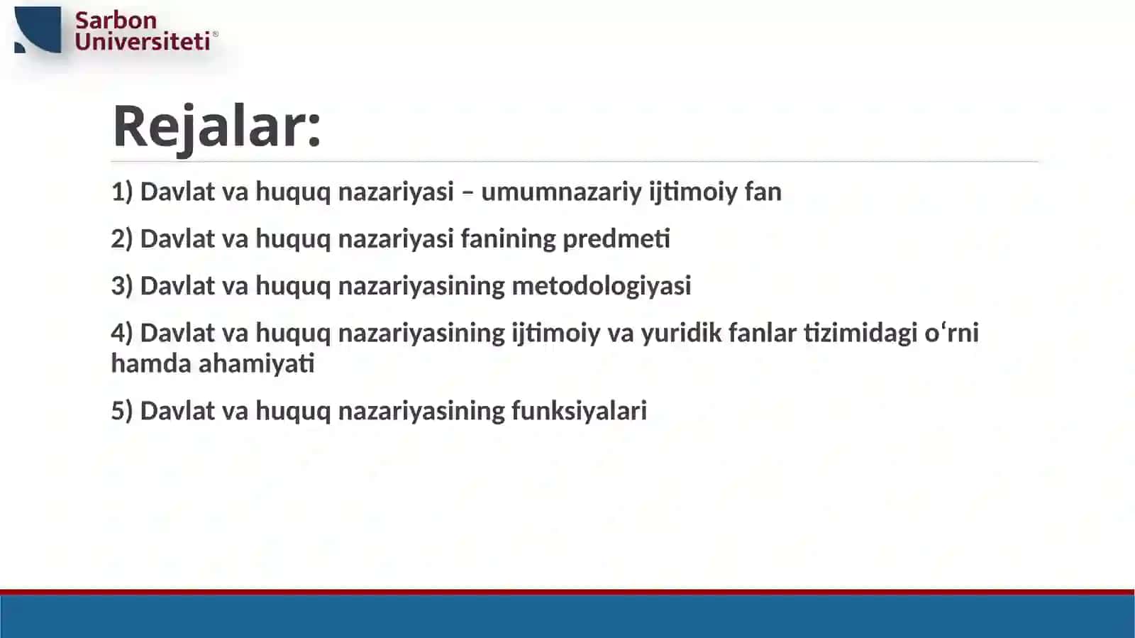 Davlat va huquq nazariyasining predmeti va metodlari 2