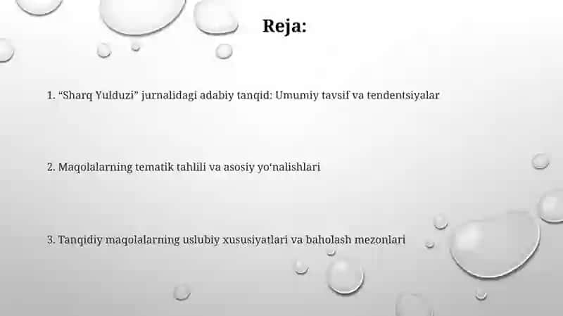 "Sharq yulduzi" jurnalidagi ilmiy maqolalar tahlili 2
