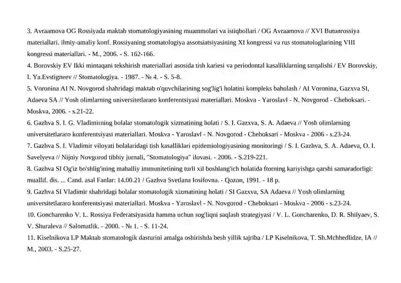 Tish kariesining epidemiologiyasi 2