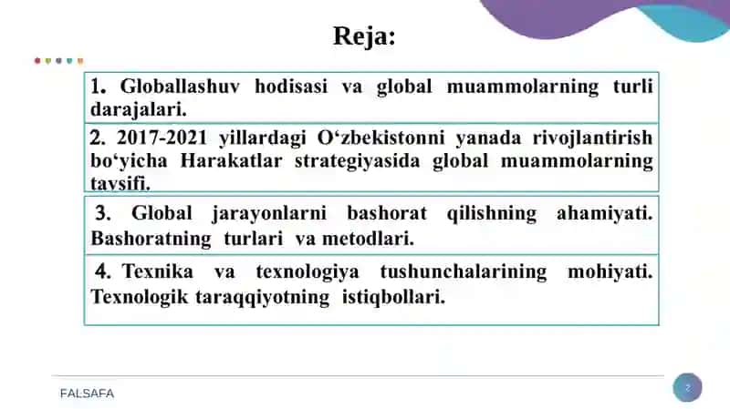 Globallashuv va barqaror taraqqiyot falsafasi 2