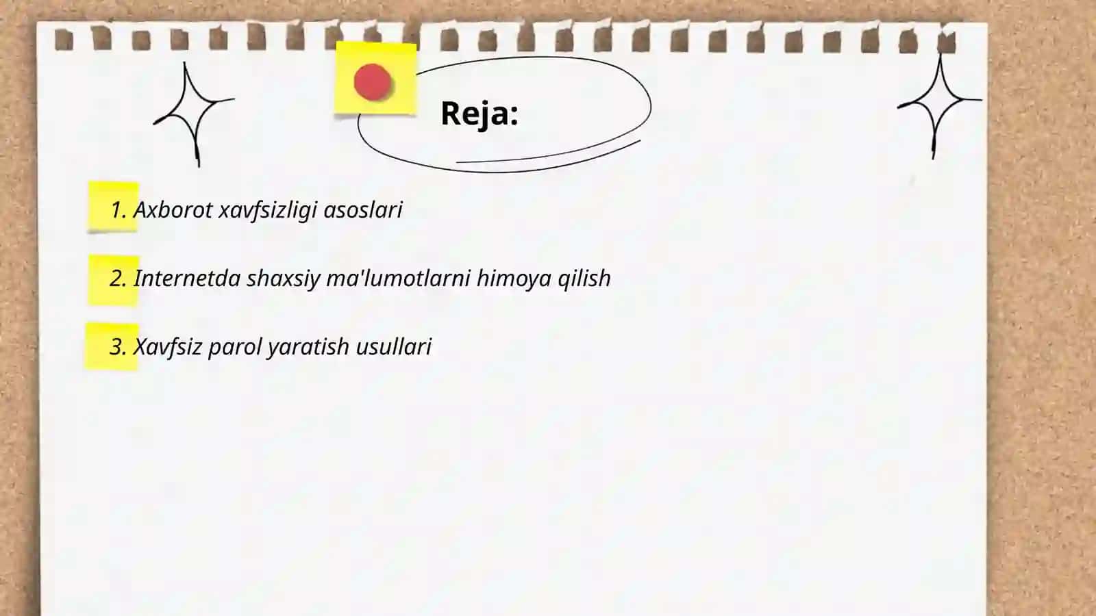 Axborot xavfsizligi asoslari 2