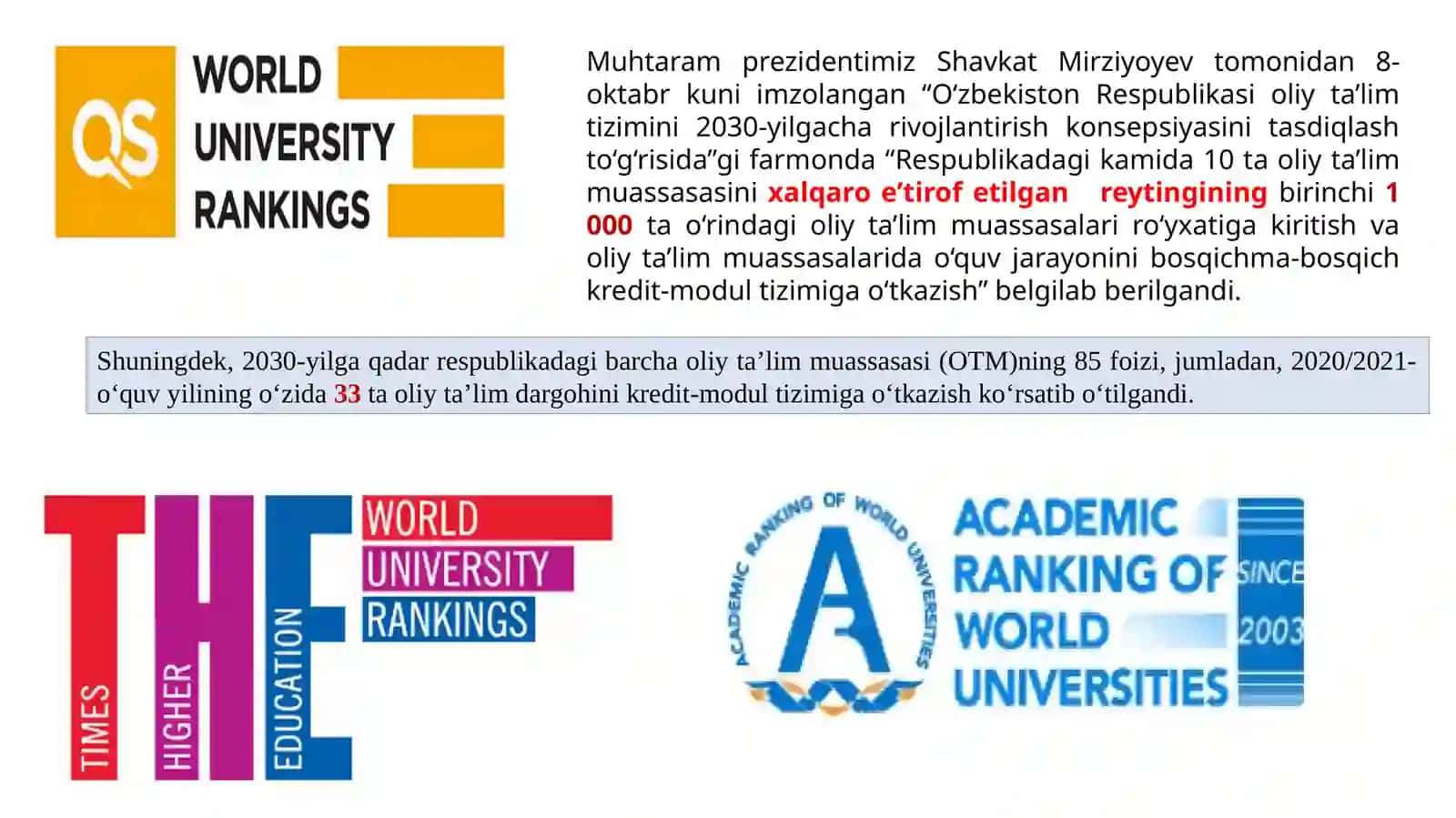 TOShKENT davlatIQTISODIYOTuniversitetiDАKREDIT-MODUL TIZIMINI JORIY ETIlishi 2