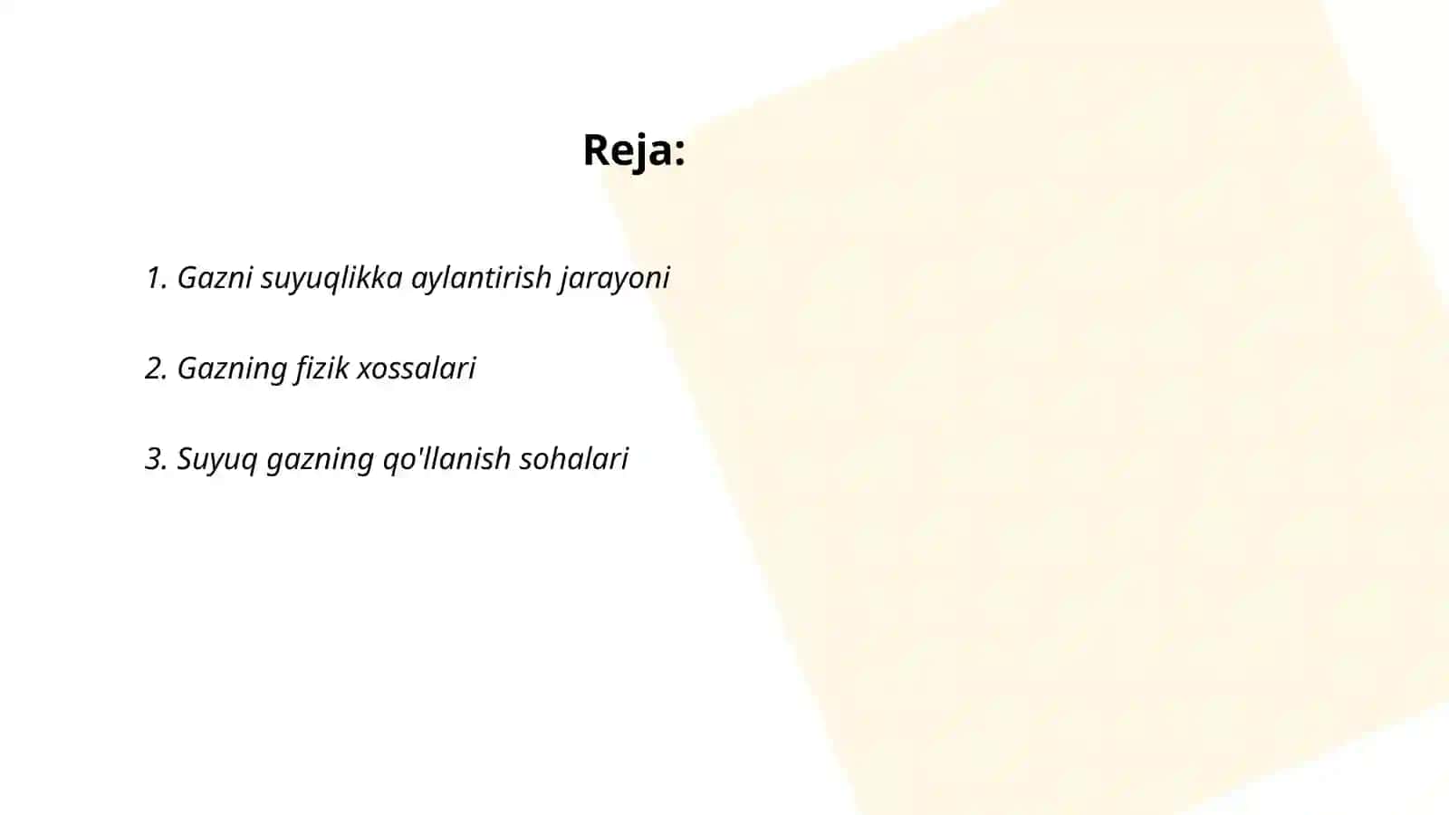 Gazni suyuqlikka texnologiyasi 2