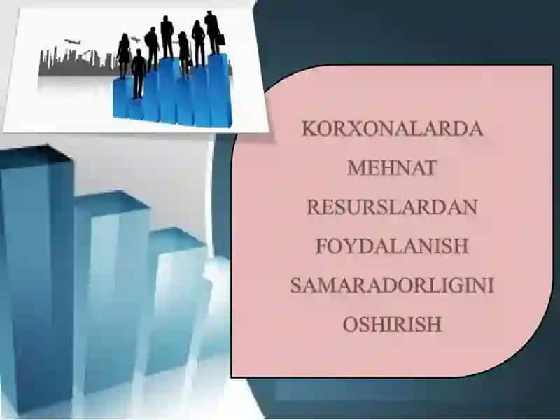 KORXONALARDA MEHNAT RESURSLARDAN FOYDALANISH SAMARADORLIGINI OSHIRISH 2