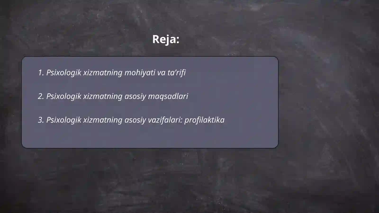 Psixologik xizmat mohiyati,maqsadi va vazifalari nimalardan iborat? 2