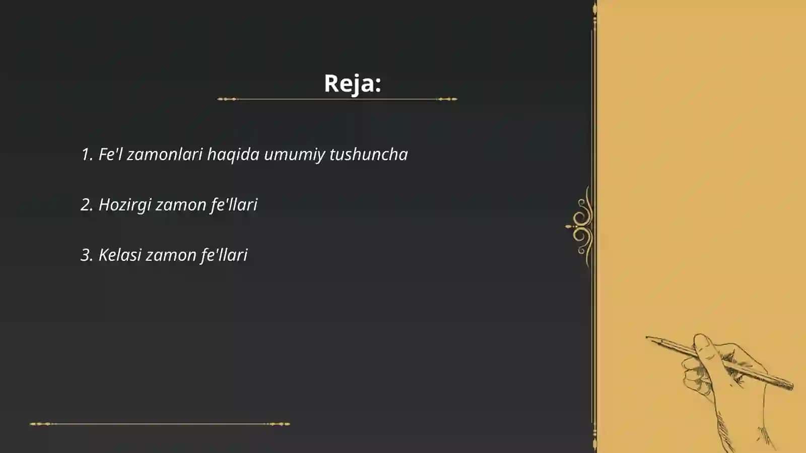 O'zbek tilining o'qitish metodikasi 2