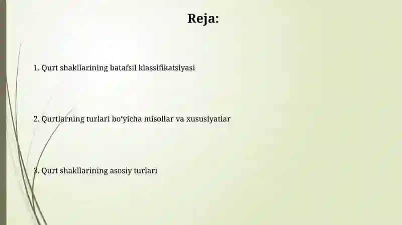 Qurtlarning tasnifi 2