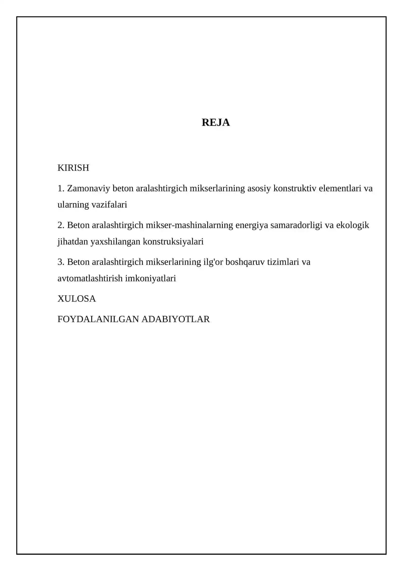 Beton aralashtrgich mikser-mashinalarning zamonaviy konstruksiyasi 2
