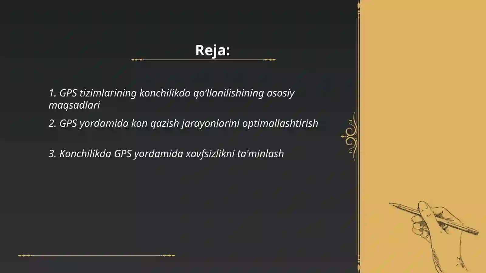 GPS tizimlarining konchilik sanoatida qo'llanilishi 2