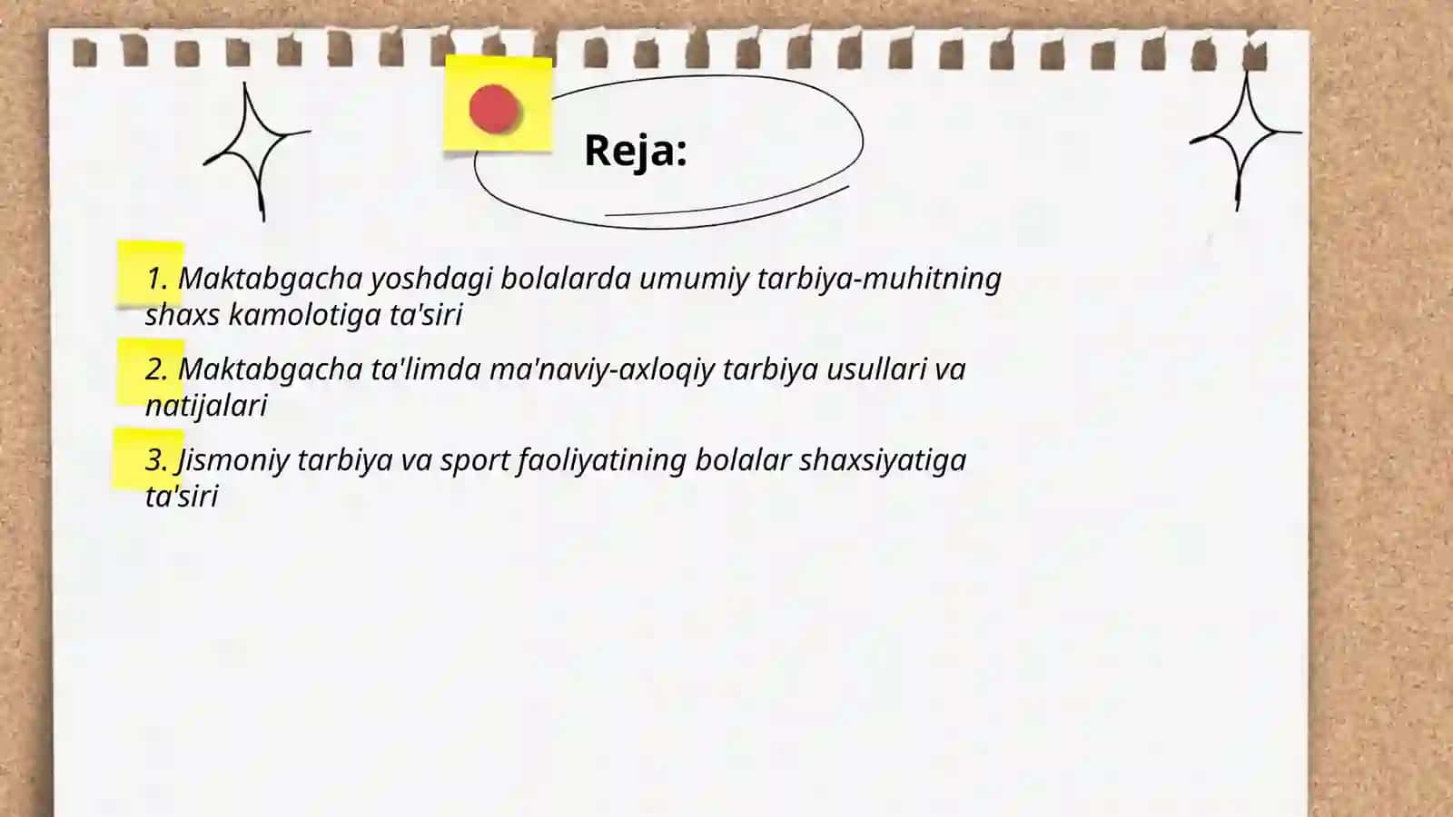 Maktabgacha yoshidagi bolalar ta'lim-tarbiyasi 2