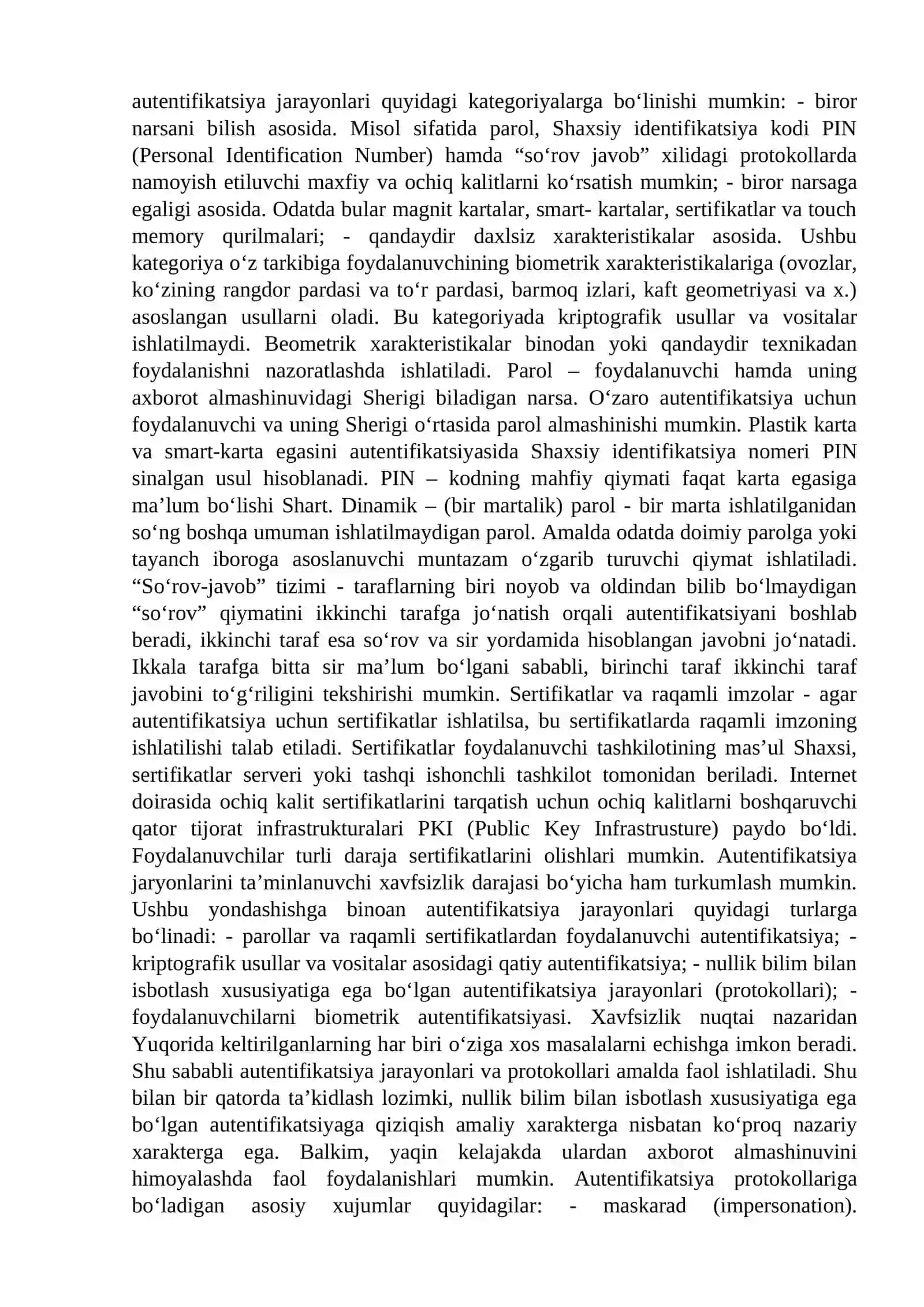 Parollar va sertifikatlar asosida autentifikatsiya 2