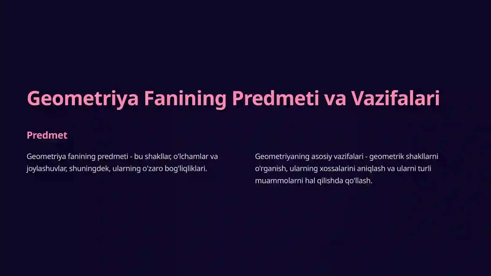 Geometriya Elementlari 2