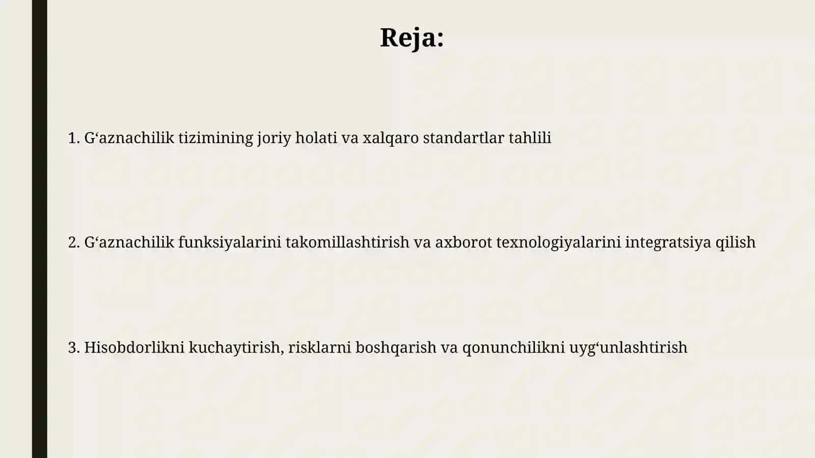 O‘zbekistong‘aznachiliktiziminixalqarostandartlargamoslashtirishyo‘nalishlari 2
