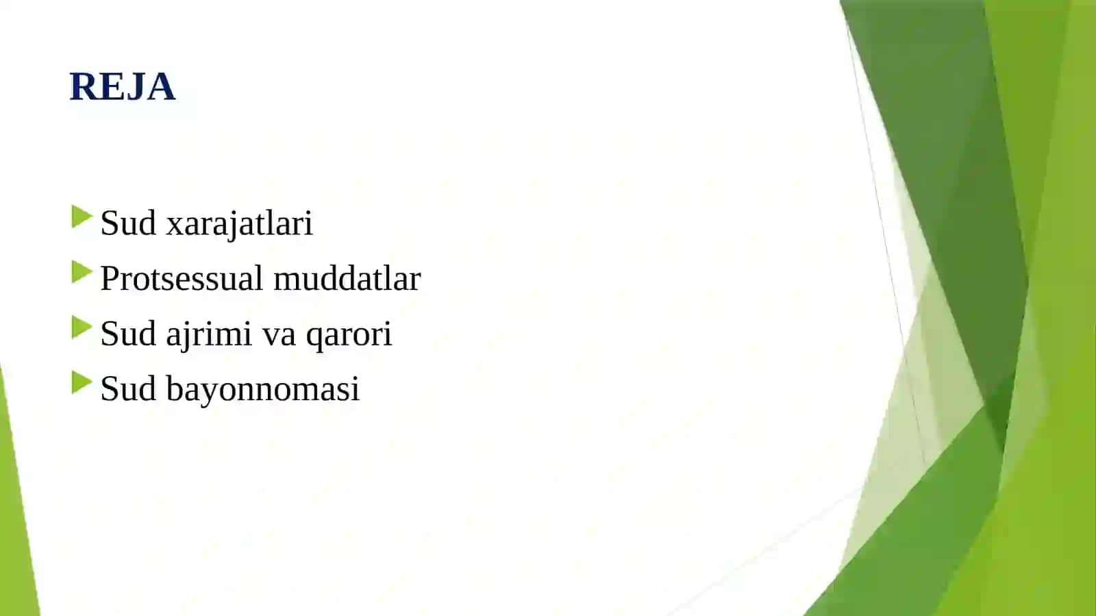 SUD XARAJATLARI 2