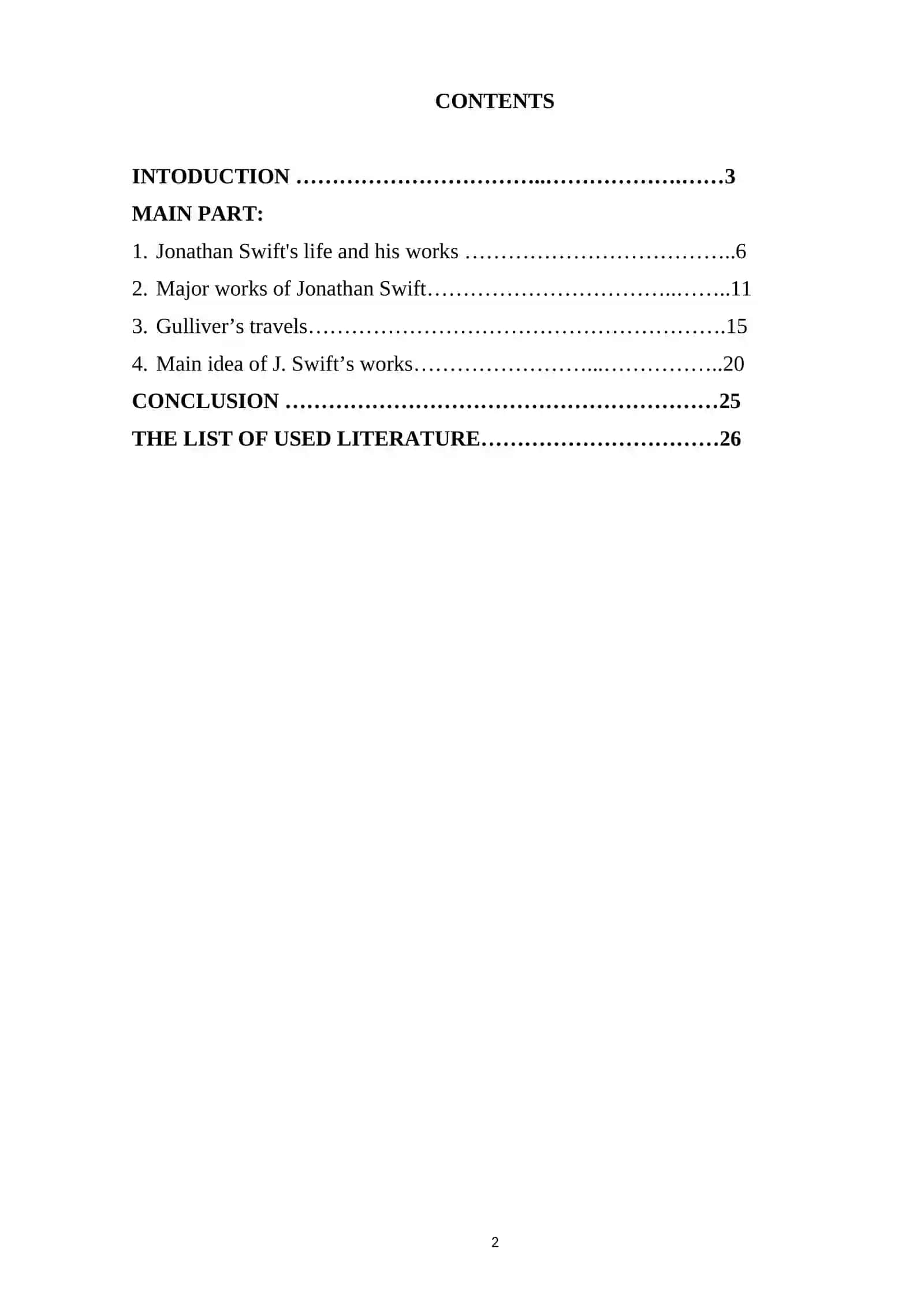 Jonathan Swift's Works 2