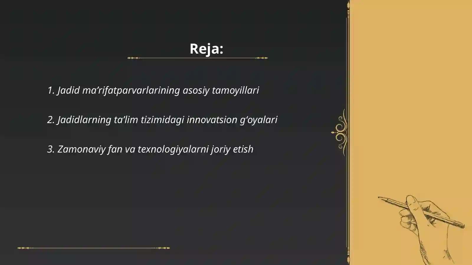 Jadid maʼrifatparvarlarining pedagogik gʻoyalari 2