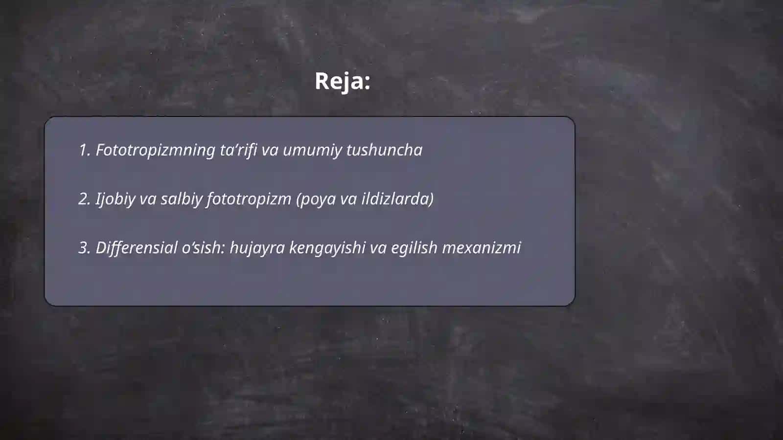 Fototropizm 2
