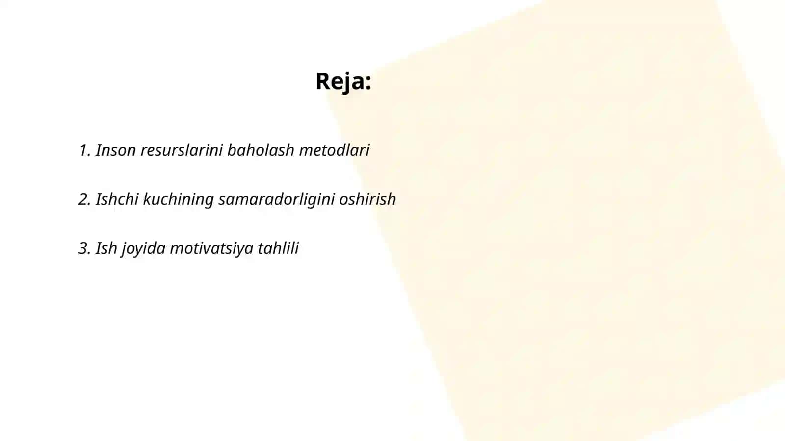 Inson Resurslari Faoliyati Samaradorligini Baholash Yondashuvlari 2