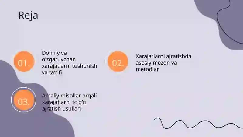 Doimiy va O'zgaruvchan Xarajatlar Tushunchasi 2