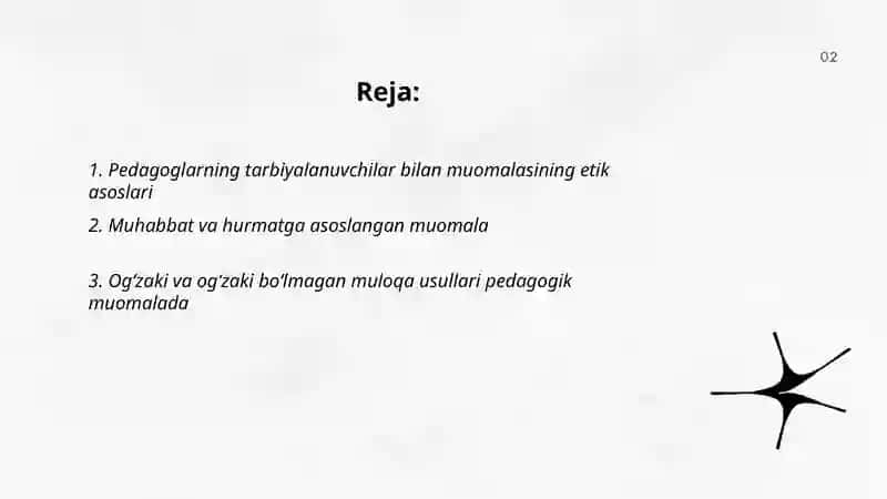 Pedagoglarning tarbiyalanuvchilar bilan muomalasining mohiyati 2
