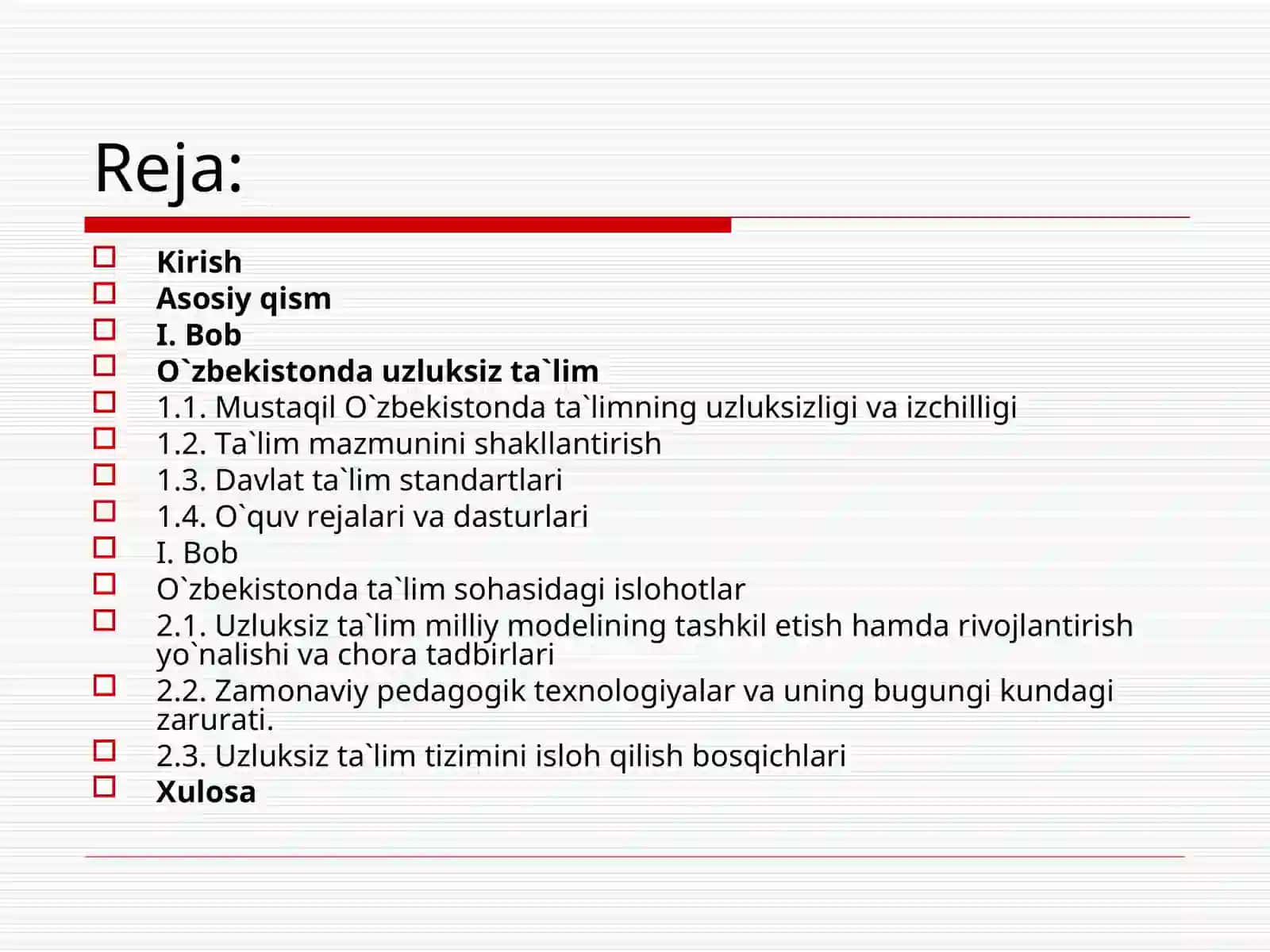 Uzluksiz ta`lim tizimida barkamol avlod shaxsni tarbiyalash texnologiyasi 2