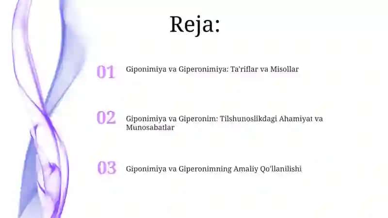 Giponimiya va Giperonimiya: Ta'riflar va Misollar 2