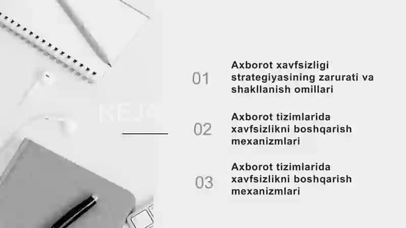 AT xavfsizligi strategiyasi va biznes jarayonlari barqarorligi 2