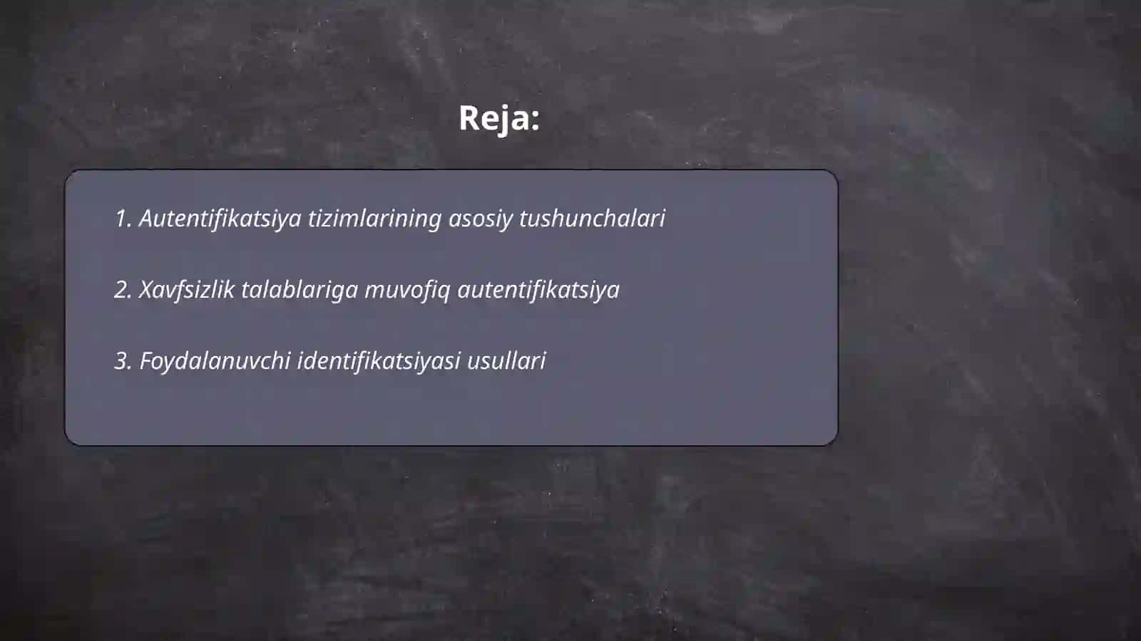 Korxonalarda xafsiz autentifikatsiya tizimlarini yaratish va boshqarish tamoyillari 2