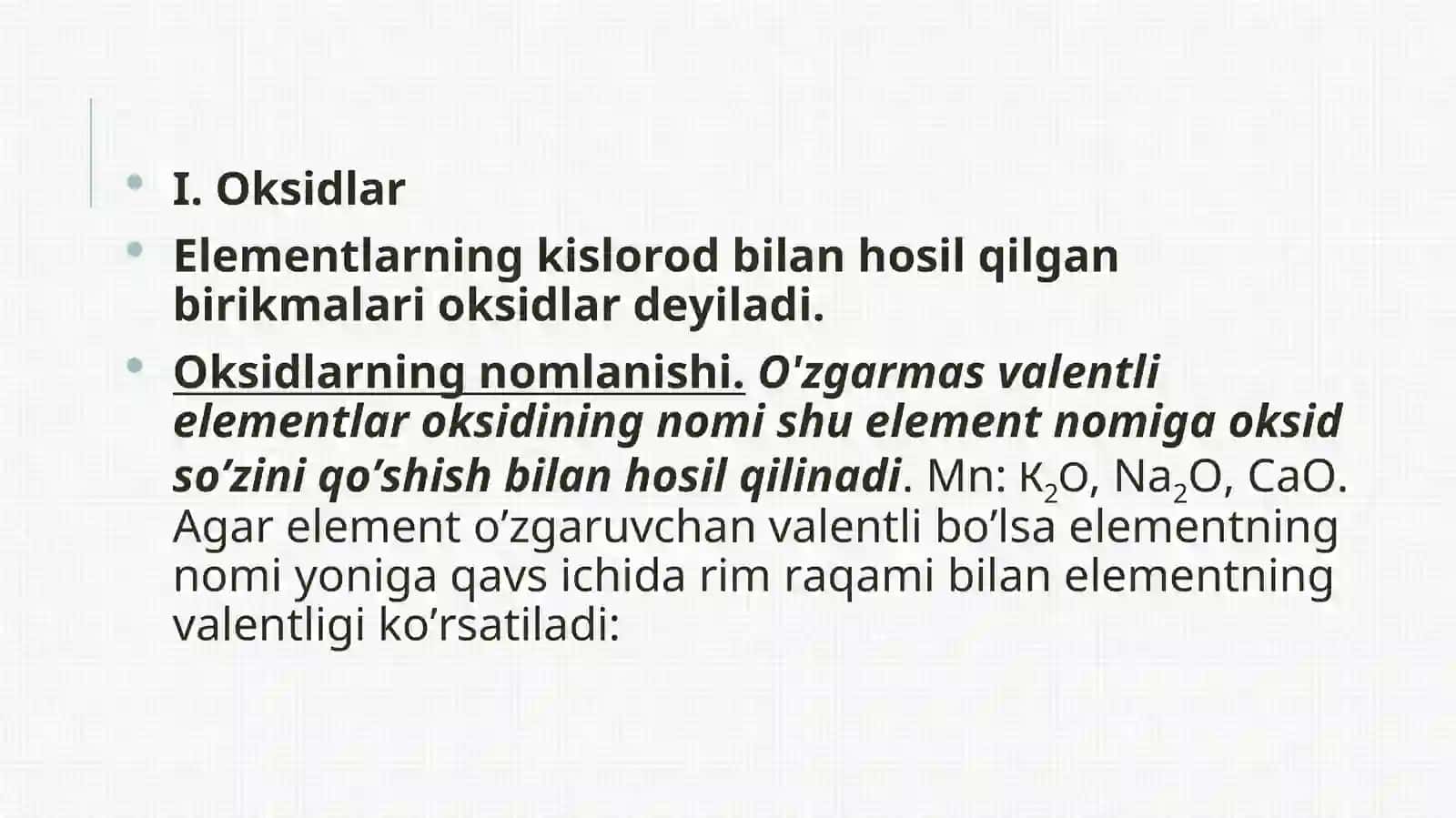 ANORGANIK KIMYO FANINING ASOSIY QONUNLARI HAMDA ULARNING AHAMIYATI 2