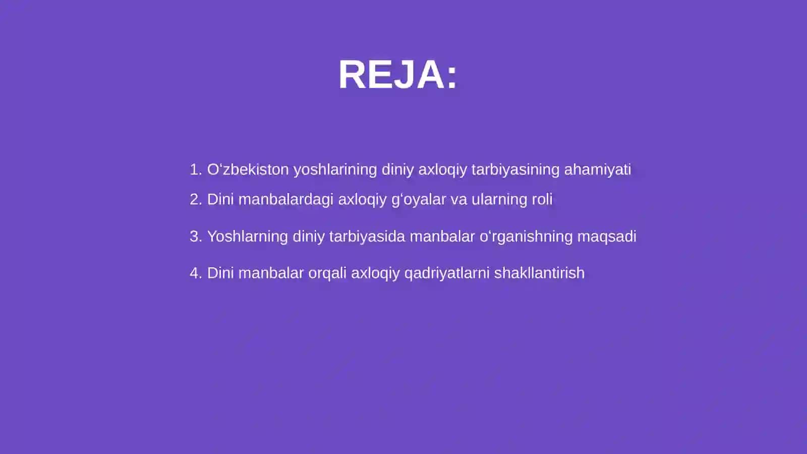 O'zbekiston Yoshlarning Diniy Manbalardagi Axloqiy Tarbiya 2