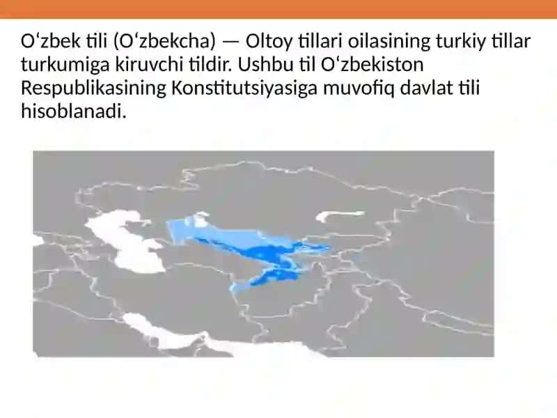 O'zbek tili 2