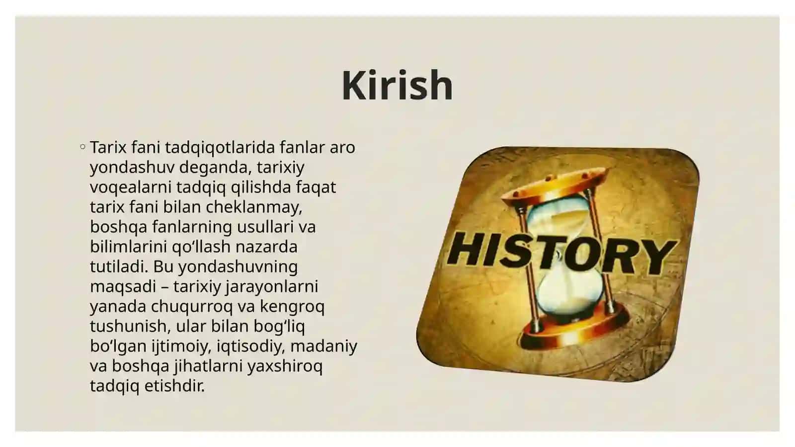 Tarix fanining nazariy asoslari 2